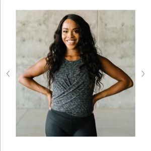 ZYIA gray infinity tank top size xs